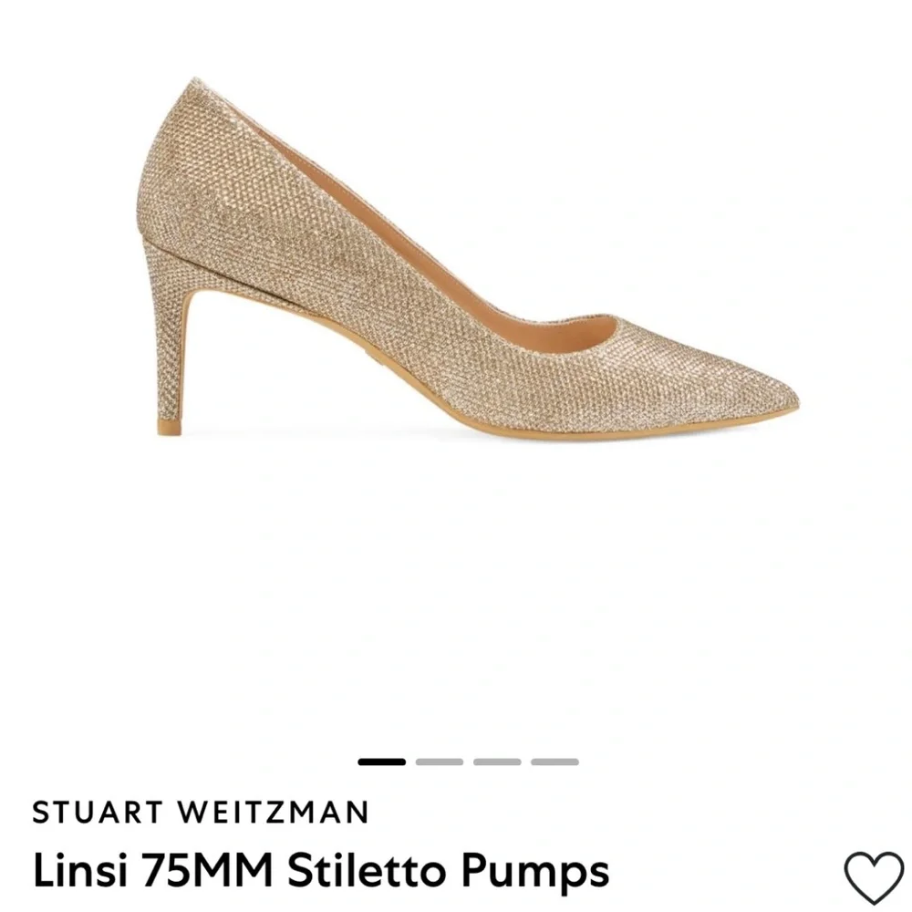 Stuart Weitzman Sparkly Gold Pump Heels - size 8
Never been worn. - Picture 7 of 8